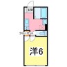 Plume木更津 1Kの間取り