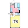 Plume木更津 1Kの間取り
