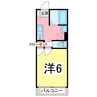 Plume木更津 1Kの間取り