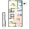 リョウエン 2LDKの間取り