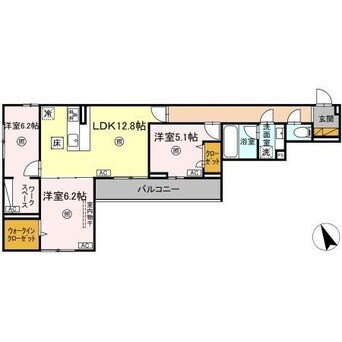 間取図 D-KISARIA　EⅠ