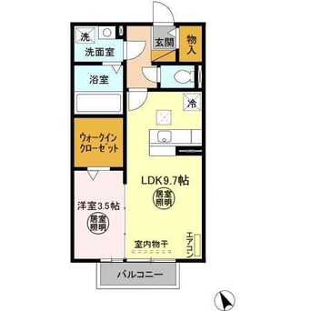 間取図 トワエモアⅠ