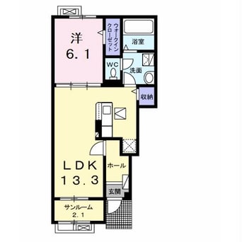 間取図 ベルミラＢ