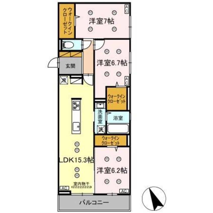 間取図 プレアデス