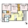 D-KISARIA　WⅡ 3LDKの間取り