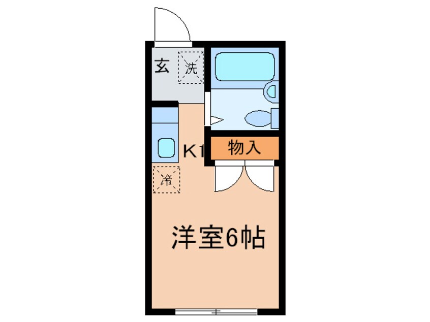 間取図 横須賀線/保土ケ谷駅 徒歩14分 1階 築34年