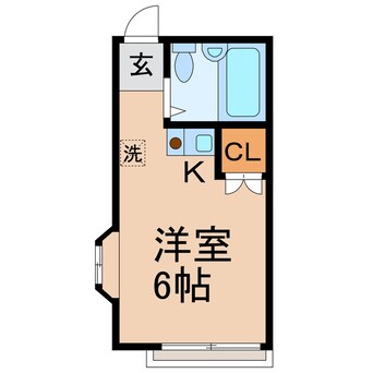 間取図 横須賀線/保土ケ谷駅 徒歩5分 2階 築31年