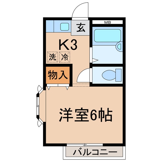 間取り図 横須賀線/保土ケ谷駅 徒歩9分 2階 築22年