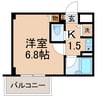 相鉄本線/天王町駅 徒歩6分 3階 築31年 1Kの間取り