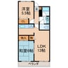 横須賀線/保土ケ谷駅 徒歩28分 5階 築30年 2LDKの間取り