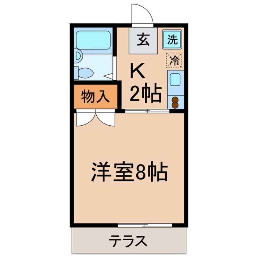 間取図 横須賀線/保土ケ谷駅 徒歩10分 1階 築32年