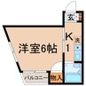 相鉄本線/和田町駅 徒歩5分 3階 築33年 1Kの間取り