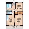横須賀線/保土ケ谷駅 徒歩10分 1階 築39年 2DKの間取り