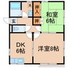 横須賀線/保土ケ谷駅 徒歩15分 1階 築31年 2DKの間取り