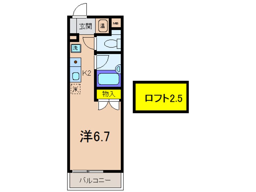 間取図 相鉄本線/上星川駅 徒歩8分 2階 築21年