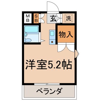 間取図 横須賀線/保土ケ谷駅 徒歩11分 3階 築32年