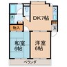 横須賀線/保土ケ谷駅 徒歩5分 2階 築29年 2DKの間取り