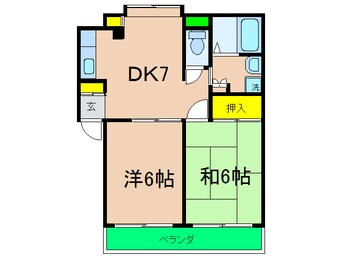 間取図 横須賀線/保土ケ谷駅 徒歩5分 1階 築28年