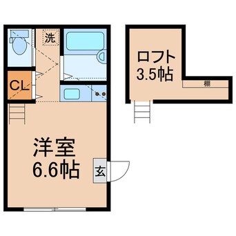 間取図 横須賀線/保土ケ谷駅 徒歩6分 1階 築18年