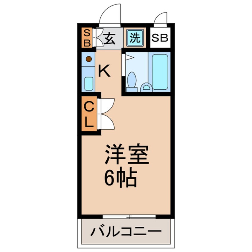 間取図 横須賀線/保土ケ谷駅 徒歩5分 4階 築36年