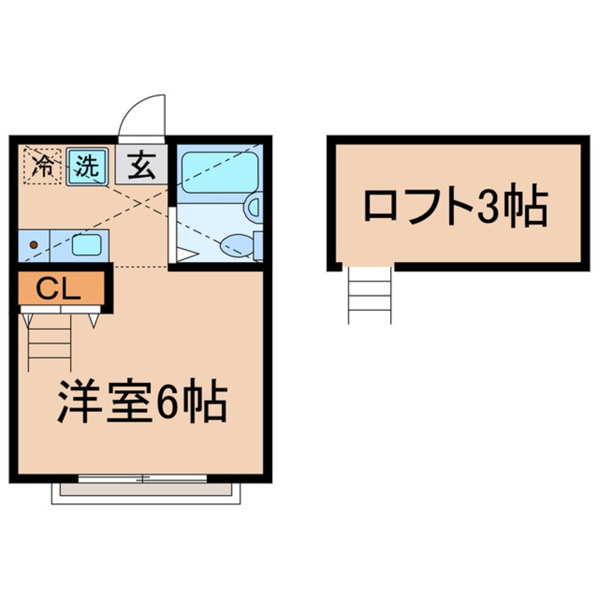 間取図 相鉄本線/星川駅 徒歩5分 2階 築25年