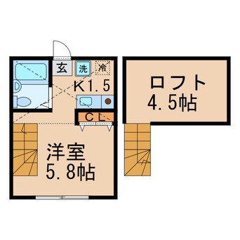 間取図 相鉄本線/星川駅 徒歩5分 1階 築25年