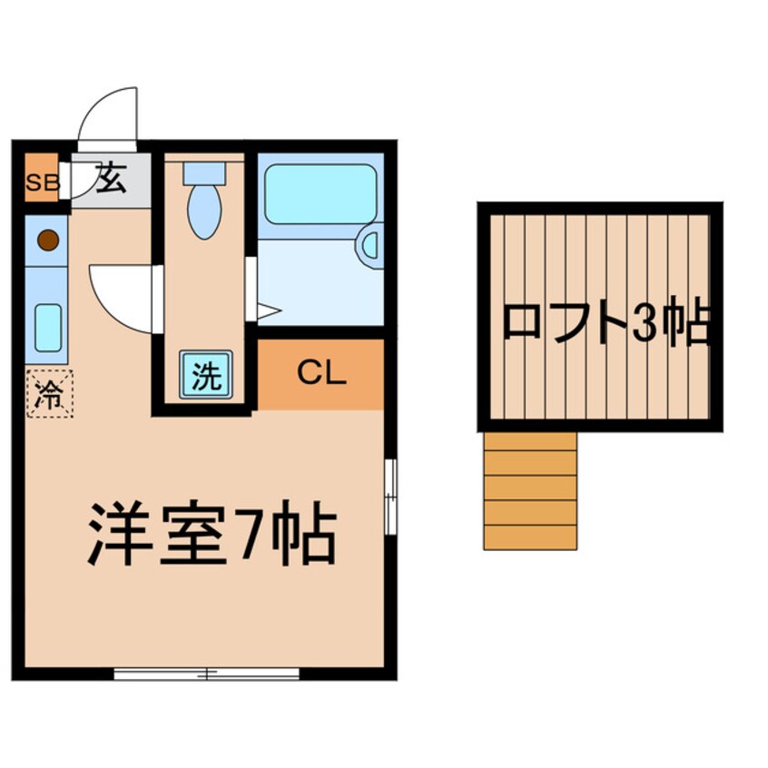 間取図 横浜市営地下鉄ブルーライン/三ツ沢上町駅 徒歩13分 2階 築17年