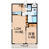 横須賀線/東戸塚駅 徒歩9分 3階 築18年 1LDKの間取り