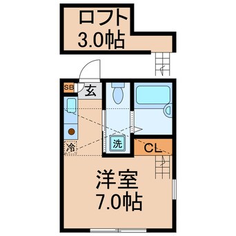 間取図 相鉄本線/星川駅 徒歩13分 1階 築17年