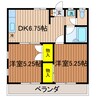 横須賀線/保土ケ谷駅 徒歩5分 2階 築28年 2DKの間取り