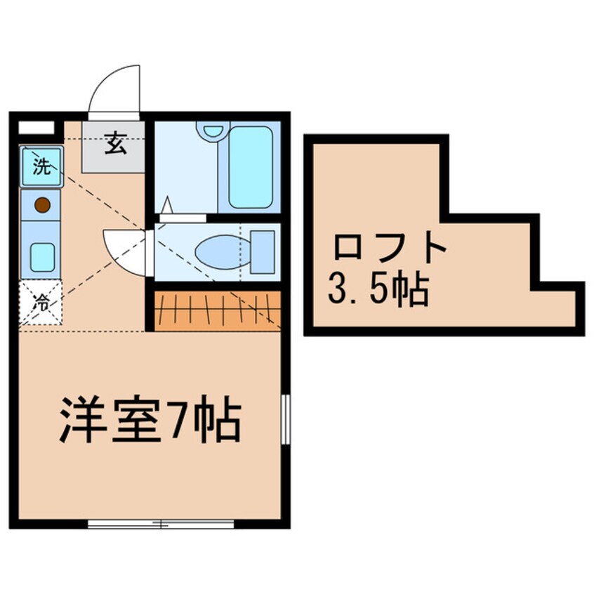 間取図 相鉄本線/星川駅 徒歩11分 2階 築19年