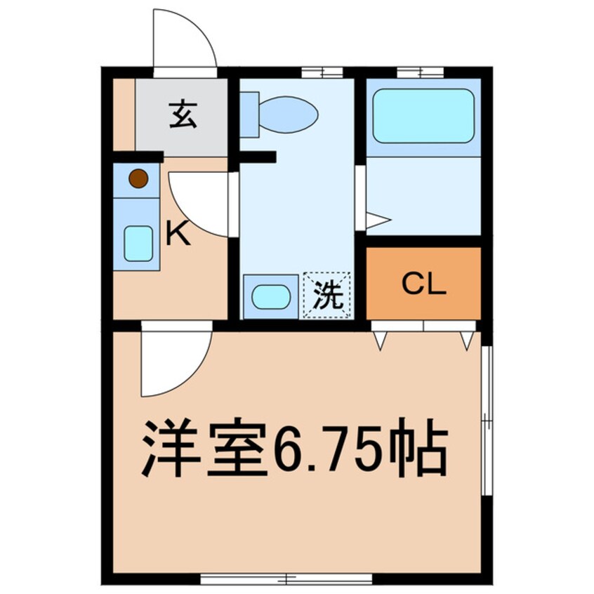 間取図 横須賀線/保土ケ谷駅 徒歩16分 1階 築17年