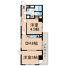 横須賀線/保土ケ谷駅 徒歩3分 4階 築29年 2DKの間取り