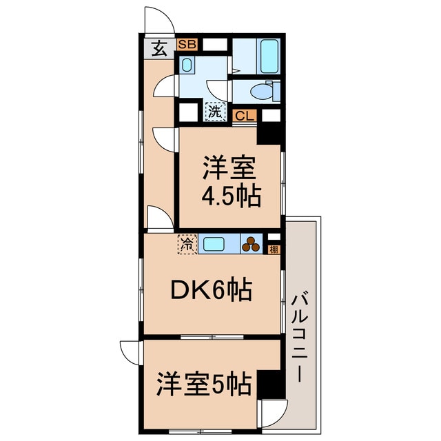 間取り図 横須賀線/保土ケ谷駅 徒歩3分 4階 築29年