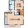 横須賀線/保土ケ谷駅 徒歩19分 2階 築18年 1LDKの間取り