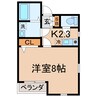 京急本線・久里浜線/南太田駅 徒歩8分 2階 築16年 1Kの間取り