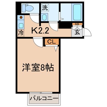 間取図 京急本線・久里浜線/南太田駅 徒歩8分 2階 築17年