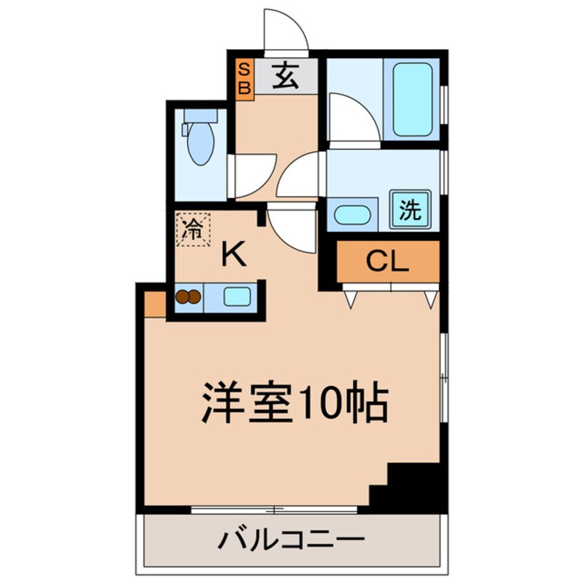 間取図 相鉄本線/西横浜駅 徒歩2分 7階 築17年