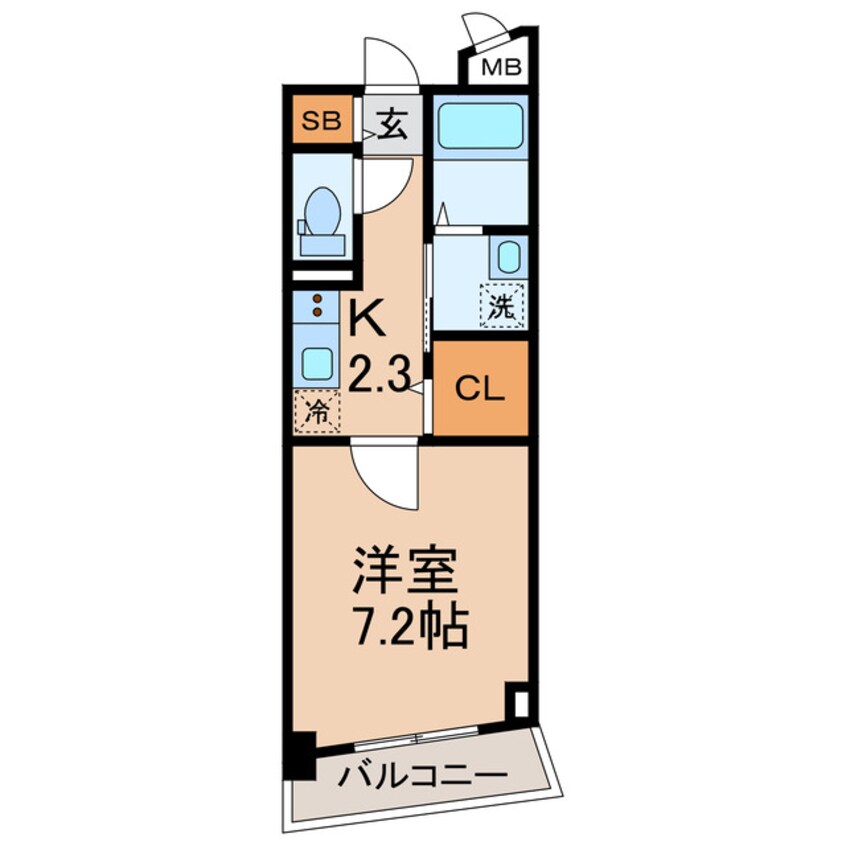 間取図 東海道本線（首都圏）/戸塚駅 徒歩9分 4階 築17年