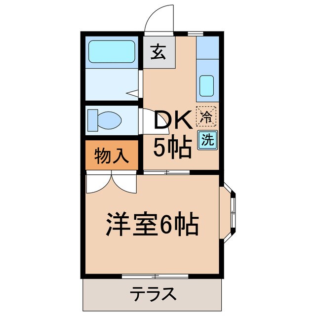 間取り図 横須賀線/保土ケ谷駅 徒歩15分 1階 築34年