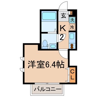 間取図 相鉄本線/星川駅 徒歩11分 2階 築16年