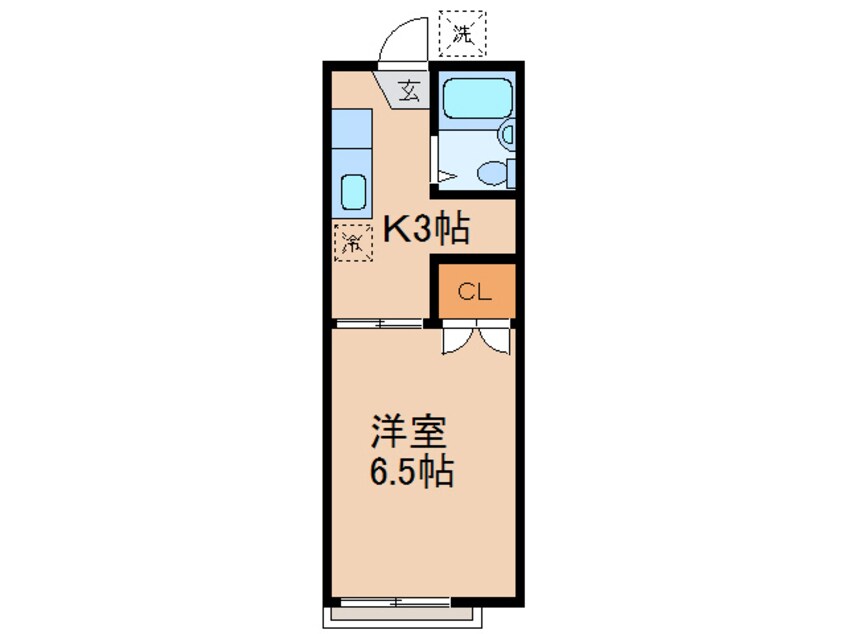 間取図 横須賀線/保土ケ谷駅 徒歩10分 2階 築35年