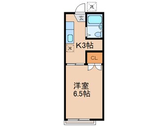 間取図 横須賀線/保土ケ谷駅 徒歩10分 2階 築35年