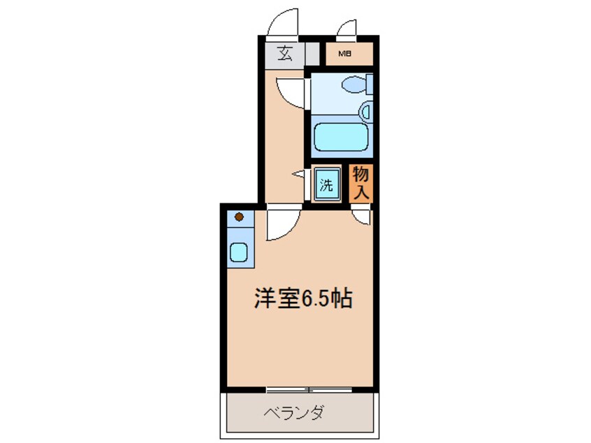 間取図 横須賀線/保土ケ谷駅 徒歩7分 3階 築32年