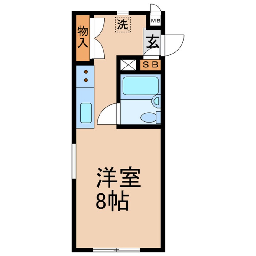 間取図 横須賀線/保土ケ谷駅 徒歩5分 1階 築31年