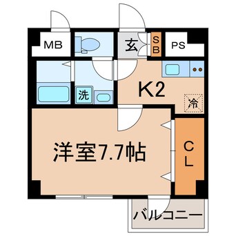 間取図 横浜市営地下鉄ブルーライン/阪東橋駅 徒歩5分 4階 築15年