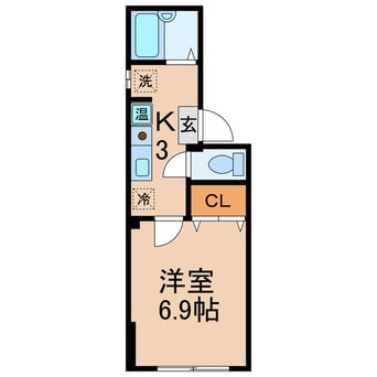 間取図 相鉄本線/西横浜駅 徒歩7分 3階 築17年