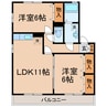 相鉄本線/和田町駅 徒歩23分 2階 築17年 2LDKの間取り