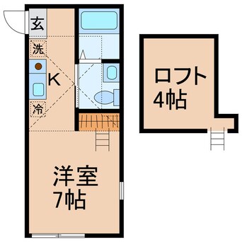 間取図 東海道本線（首都圏）/戸塚駅 徒歩7分 2階 築14年