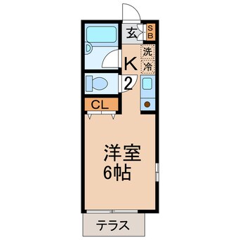 間取図 横須賀線/保土ケ谷駅 徒歩10分 1階 築14年